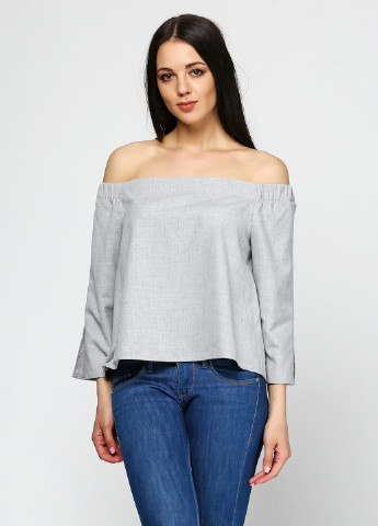 Сіра літня блуза Zara
