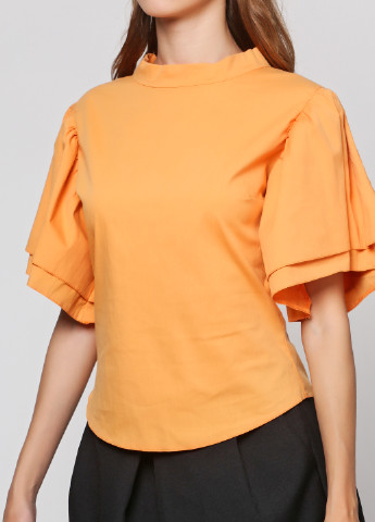 Оранжевая летняя блуза Podium