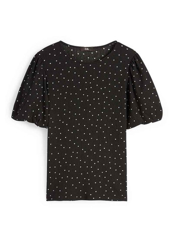 Чорно-біла блуза C&A