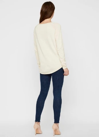Молочний демісезонний светр Vero Moda