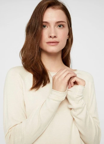 Молочний демісезонний светр Vero Moda