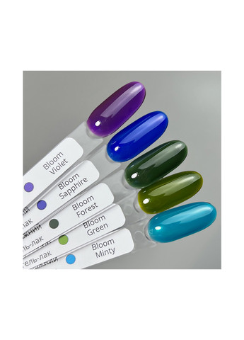 Вітражний гель-лак Bloom Forest, темно-зелений, 10 г Izzy (363030599)