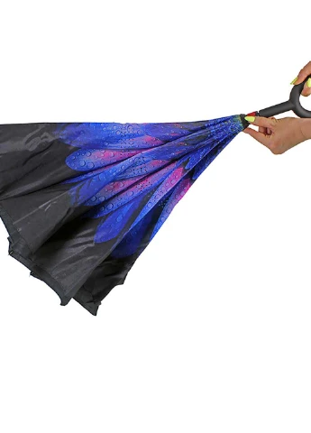 Чёрный зонт Up-Brella (194011236)
