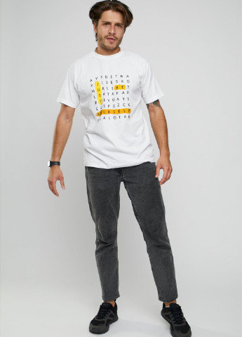 Біла футболка чоловіча YAPPI