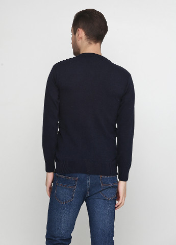 Темно-синий демисезонный пуловер пуловер Enbiya