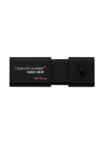Флеш память USB DataTraveler 100 G3 64GB USB 3.0 (DT100G3/64GB) Kingston флеш память usb kingston datatraveler 100 g3 64gb usb 3.0 (dt100g3/64gb) (134201733)