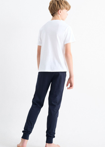 Комбинированные домашние демисезонные брюки джоггеры C&A