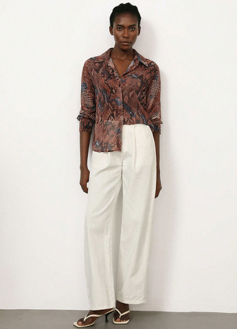 Комбинированная блуза SHEIN