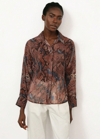 Комбинированная блуза SHEIN