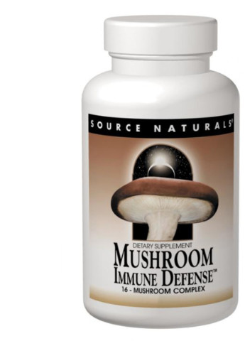 Комплекс из 15 Разновидностей Грибов, Mushroom Immune Defense,, 60 таблеток Source Naturals (228291835)