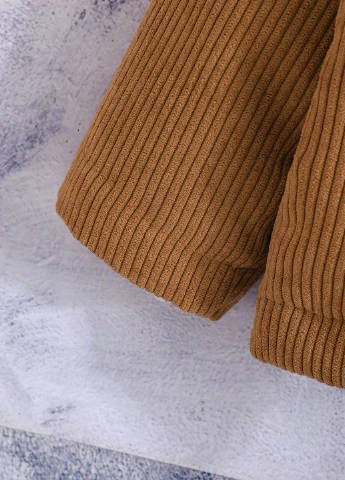 Коричневая демисезонная куртка SHEIN