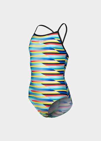 Комбинированный летний купальник слитный Arena RACING STRIPE SWIMSUIT LIGHTDR
