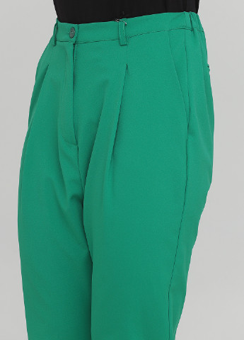 Зеленые кэжуал демисезонные галифе, укороченные брюки Berna
