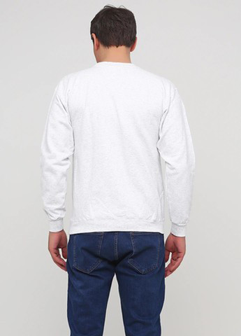 Світло-сірий світшот Hanes напис без декору (361960116)