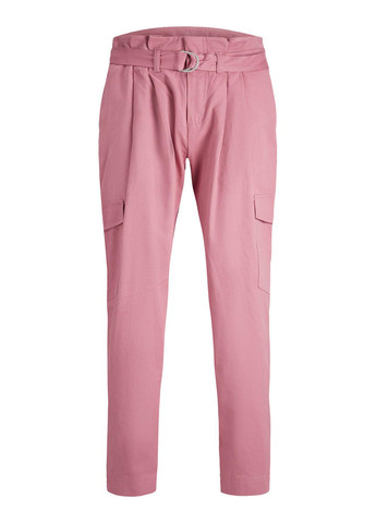 Розовые кэжуал демисезонные карго брюки JJXX
