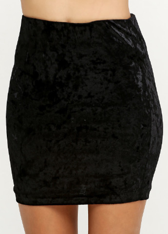 Черная кэжуал однотонная юбка Esmara мини