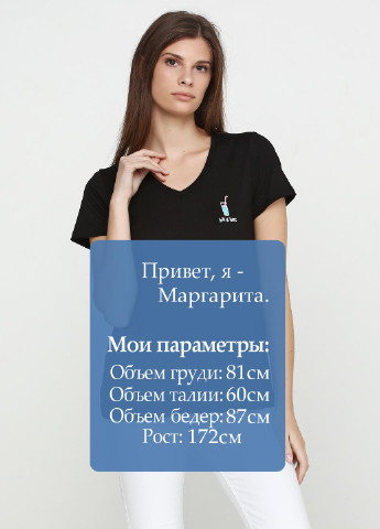 Чорна літня футболка MAKSYMIV