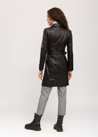 Плащ шкіряний NEBRASKA на блискавці демісезон (212556985)