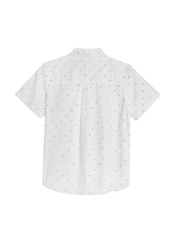 Белая кэжуал рубашка с геометрическим узором Cool Club