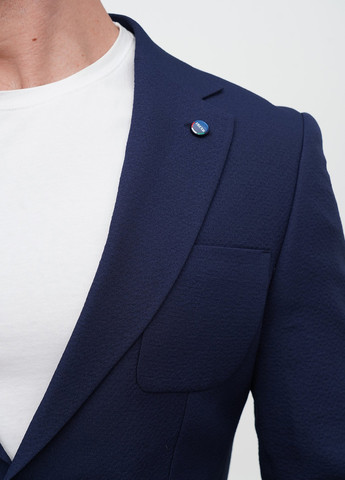 Синій демісезонний костюм (піджак, штани) брючний Trend Collection