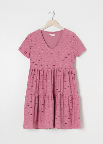 Рожева кежуал платье кльош Sinsay однотонна