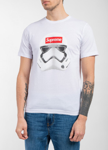 Біла футболка Supreme Spain