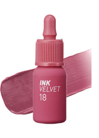 Матовый тинт INK THE VELVET #018 STAR PLUM PINK для губ, 4г Peripera (256250733)