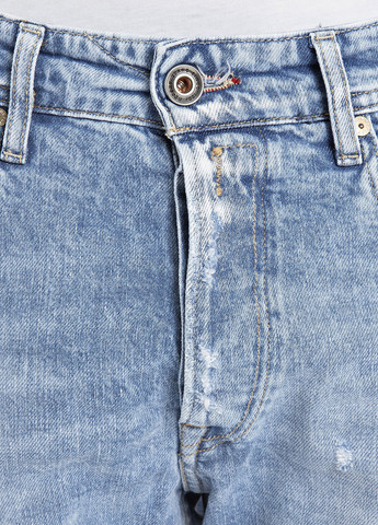 Голубые демисезонные бойфренды джинсы Replay