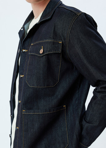 Темно-синя демісезонна куртка KOTON