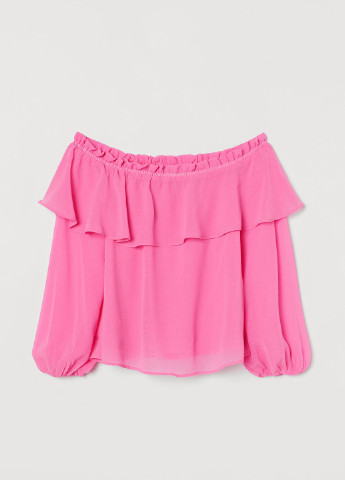 Рожева літня блуза H&M