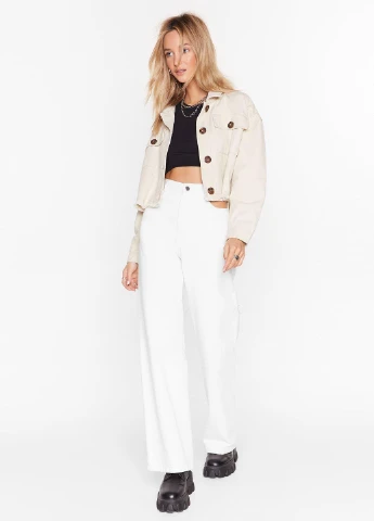 Песочная демисезонная куртка Nasty Gal