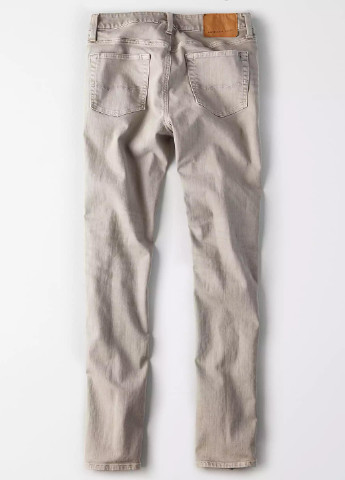 Светло-бежевые демисезонные скинни джинсы American Eagle