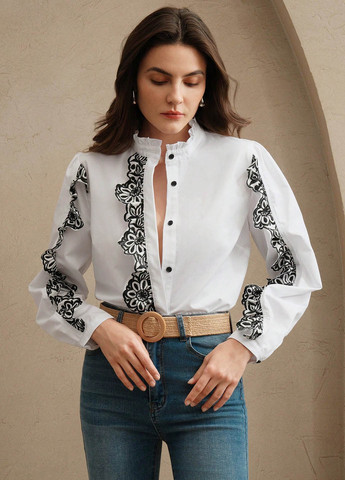 Белая блуза SHEIN