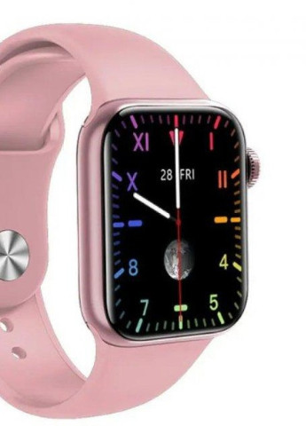 Умные Смарт-часы Smart Watch M16 Mini Series 6 38mm Aluminium (Уведомления, Звонки) Розовые No Brand розовые