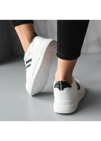 Кроссовки женские Caliber 3727 38 24 см Белый Fashion белые демисезоны (254442670)