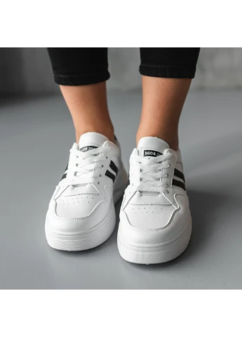 Кроссовки женские Caliber 3727 38 24 см Белый Fashion белые демисезоны (254442670)