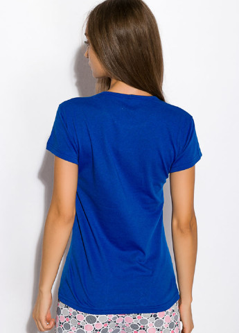 Синяя всесезон пижама (футболка, брюки) Time of Style