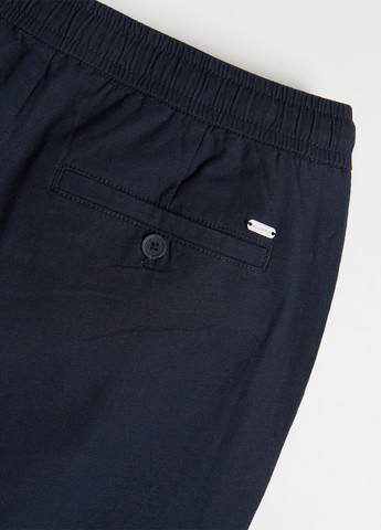 Темно-синие кэжуал летние зауженные брюки Reserved