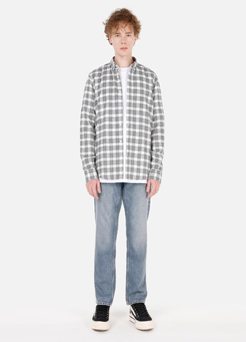 Белая кэжуал рубашка в клетку Colin's