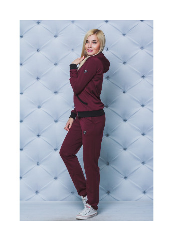 Спортивний костюм 01879 58 Бордовий Versal (223357233)