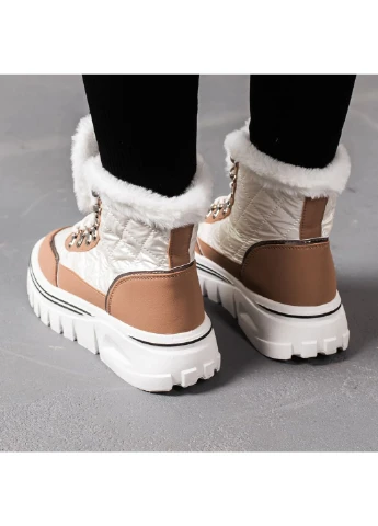 Черевики жіночі Bailey 3384 41 25,5 см Бежевий Fashion (253791619)