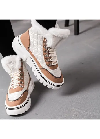 Черевики жіночі Bailey 3384 41 25,5 см Бежевий Fashion (253791619)