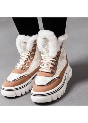 Черевики жіночі Bailey 3384 41 25,5 см Бежевий Fashion (253791619)