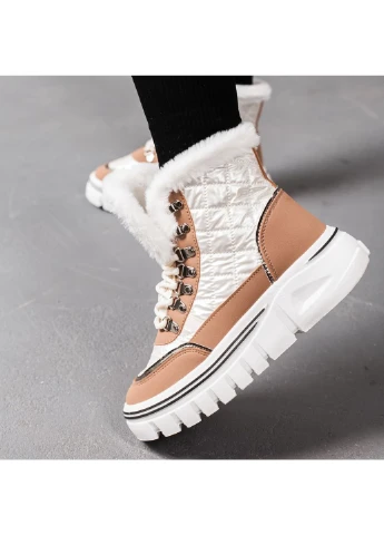 Черевики жіночі Bailey 3384 41 25,5 см Бежевий Fashion (253791619)
