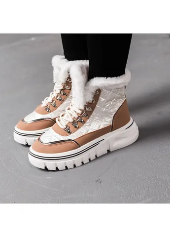 Черевики жіночі Bailey 3384 41 25,5 см Бежевий Fashion (253791619)