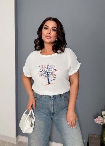 Кремова блуза Demma