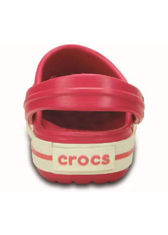 Малиновые детские сабо Crocs