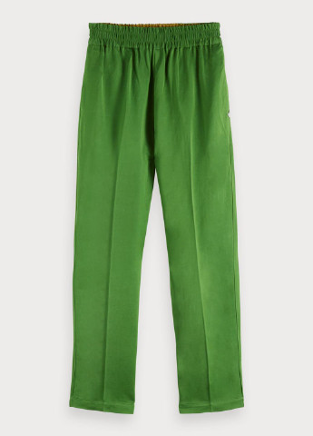 Зеленые кэжуал демисезонные прямые брюки Scotch & Soda
