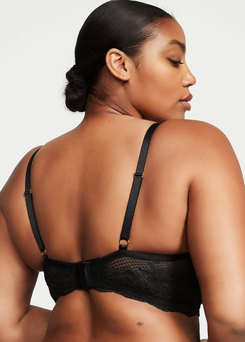 Чорний демісезонний комплект (бюстгальтер, трусики) Victoria's Secret