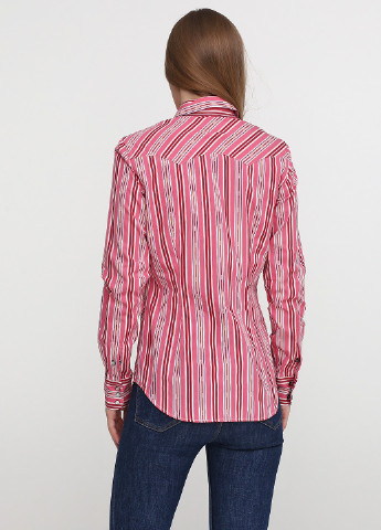 Розовая кэжуал рубашка в полоску Ralph Lauren